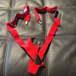 Red Women's Suspenders